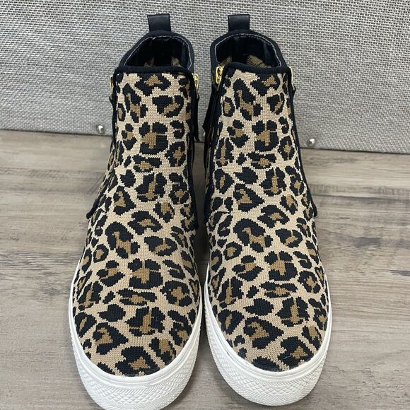 STEVE MADDEN Hidden Wedge Womens 9.5M Loxley Ankle Bootie Animal Print Casual - Picture 5 of 9